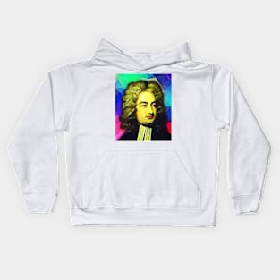 Jonathan Swift Colourful Portrait | Jonathan Swift Artwork 7 Kids Hoodie